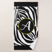 Zebra Pattern Badhanddoek (Badhanddoek)