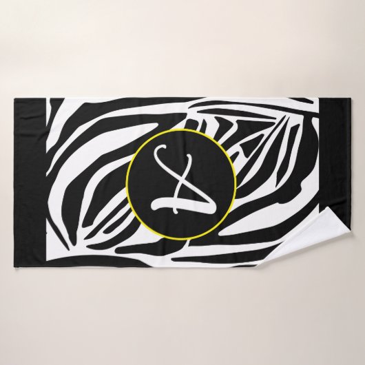 Zebra Pattern Badhanddoek (Badhanddoek)