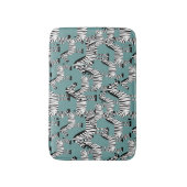 Zebra Pattern Badmat (Voorkant Verticaal)