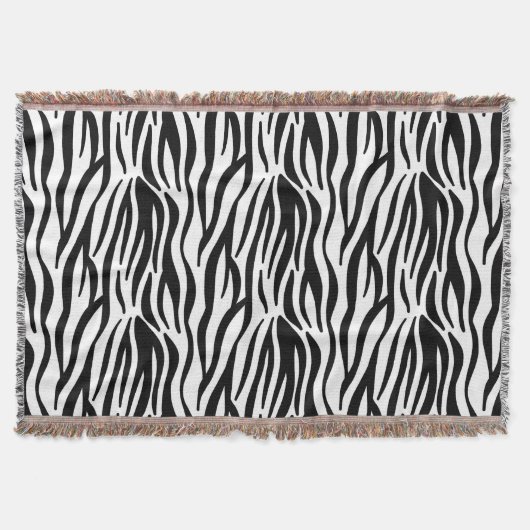 Zebra Pattern Blanket Deken (Voorkant)