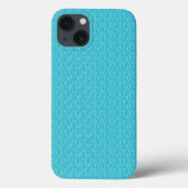 Zebra Pattern Blue Case-Mate iPhone Case (Achterkant)