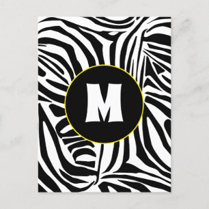 Zebra Pattern Briefkaart