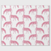 Zebra Pattern Cadeaupapier (Vlak)