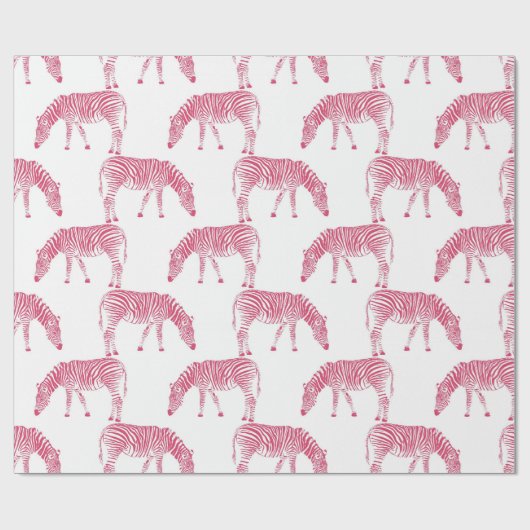 Zebra Pattern Cadeaupapier (Vlak)
