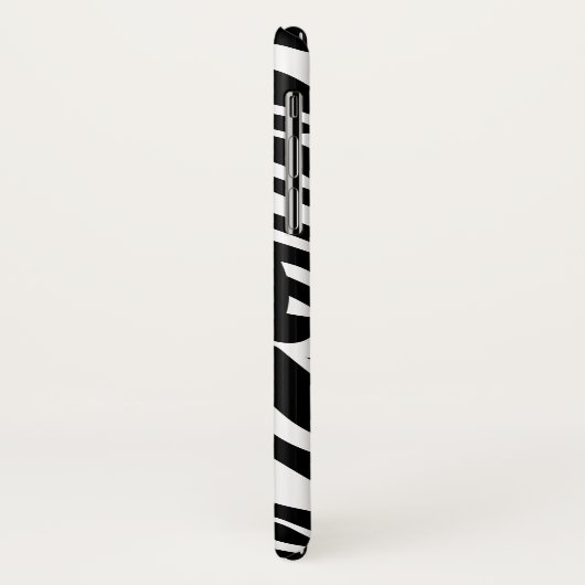 Zebra Pattern Case-Mate iPhone Case (Achterkant/links)