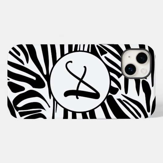 Zebra Pattern Case-Mate iPhone Case (Achterkant (horizontaal))