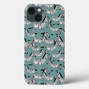 Zebra Pattern iPhone 13 Hoesje