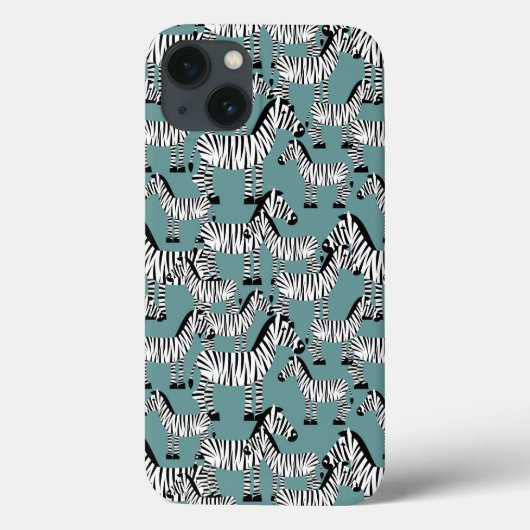 Zebra Pattern Case-Mate iPhone Case (Achterkant)
