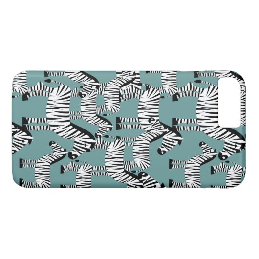 Zebra Pattern Case-Mate iPhone Case (Achterkant (Horizontaal))