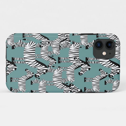 Zebra Pattern Case-Mate iPhone Case (Achterkant (horizontaal))