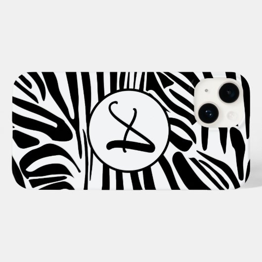 Zebra Pattern Case-Mate iPhone Case (Achterkant (horizontaal))
