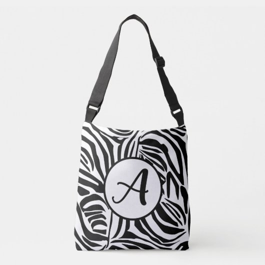 Zebra Pattern Crossbody Tas (Voorkant)