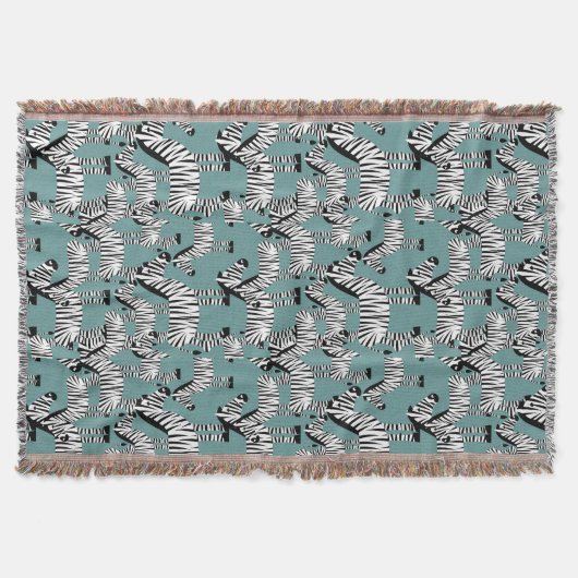 Zebra Pattern Deken (Voorkant)