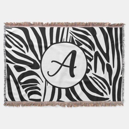 Zebra Pattern Deken (Voorkant)
