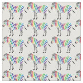 Zebra Pattern Fabric Stof (Close Up)