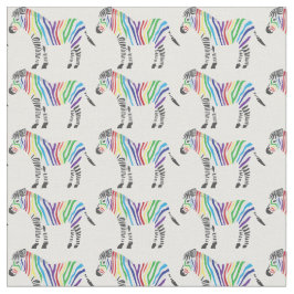 Zebra Pattern Fabric Stof