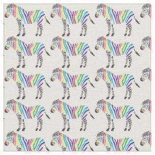 Zebra Pattern Fabric Stof