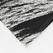 Zebra Pattern Fleece Deken (Hoek)