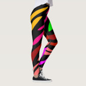 Zebra Pattern Girly Trendy Fashionable Leggings (Rechts)