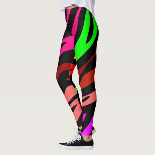 Zebra Pattern Girly Trendy Fashionable Leggings (Links)