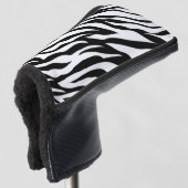 Zebra Pattern Golfheadcover (3/4 voorkant)