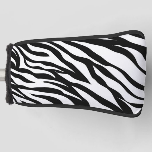 Zebra Pattern Golfheadcover (Voorkant)