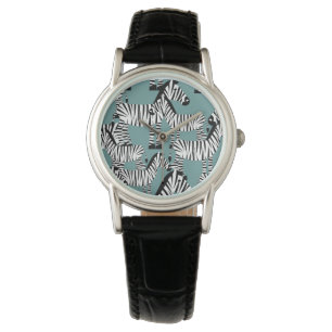 Zebra Pattern Horloge