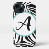 Zebra Pattern iPhone Hoesje (Achterkant)