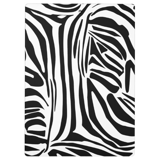 Zebra Pattern Klembord (Achterkant)