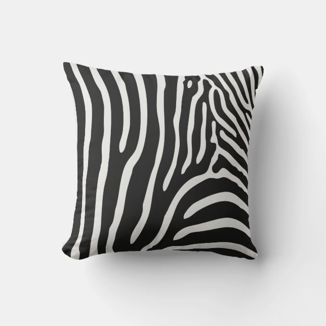 Zebra Pattern Kussen (Voorkant)