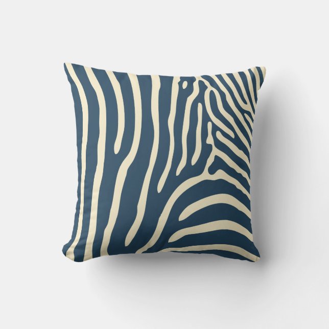 Zebra Pattern Kussen (Voorkant)