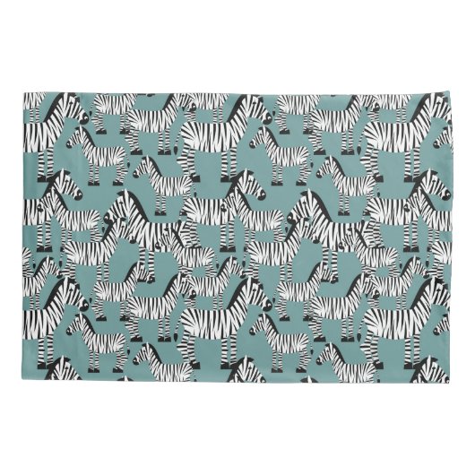 Zebra Pattern Kussensloop (Achterkant-Links)