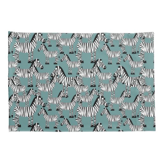 Zebra Pattern Kussensloop (Achterkant-Rechts)