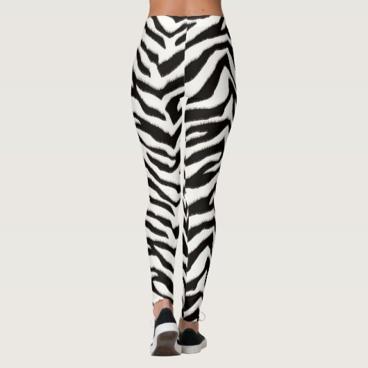 Zebra Pattern Leggings (Achterkant)