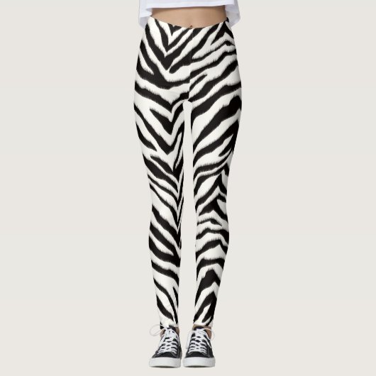Zebra Pattern Leggings (Voorkant)