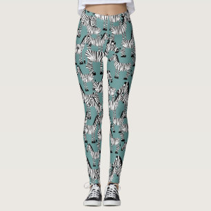 Zebra Pattern Leggings