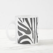 Zebra Pattern Matglas Koffiemok (Links)