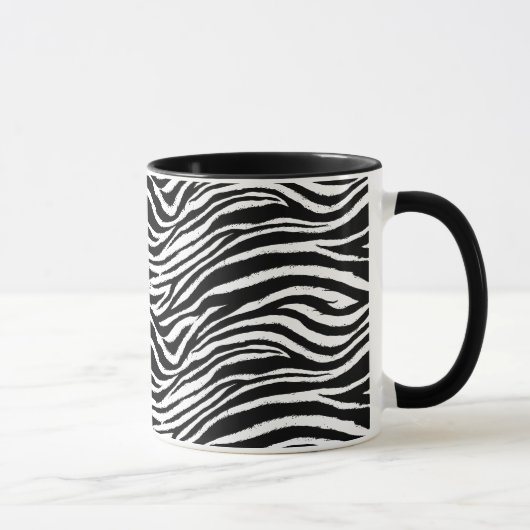 Zebra Pattern Mok (Rechts)
