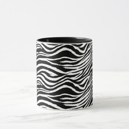 Zebra Pattern Mok (Midden)