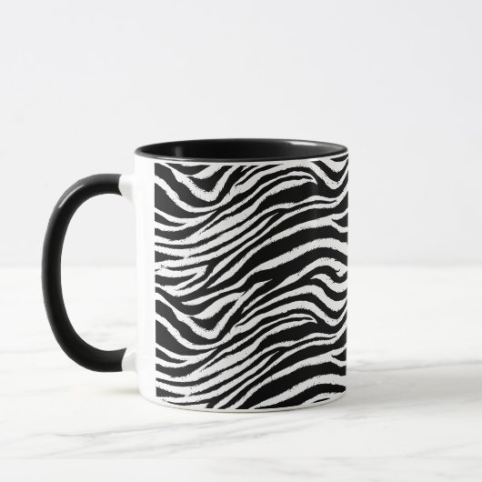 Zebra Pattern Mok (Links)