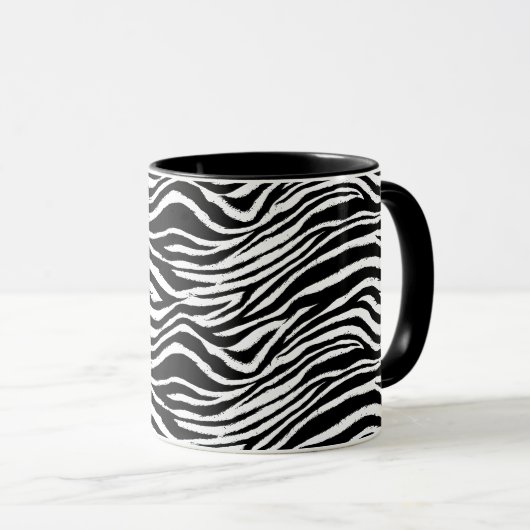 Zebra Pattern Mok (Voorkant rechts)