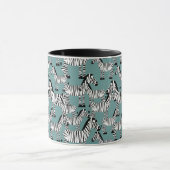 Zebra Pattern Mok (Midden)