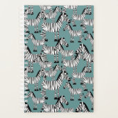 Zebra Pattern | Monogram Planner (Voorkant)