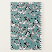 Zebra Pattern | Monogram Planner (Achterkant)