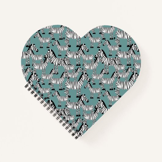 Zebra Pattern Notitieboek (Voorkant)
