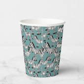 Zebra Pattern Papieren Bekers (Rechts)
