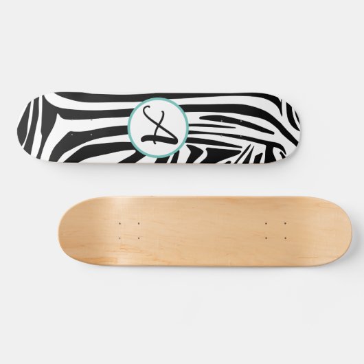 Zebra Pattern Persoonlijk Skateboard (Horizontaal)