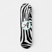 Zebra Pattern Persoonlijk Skateboard (Voorkant)