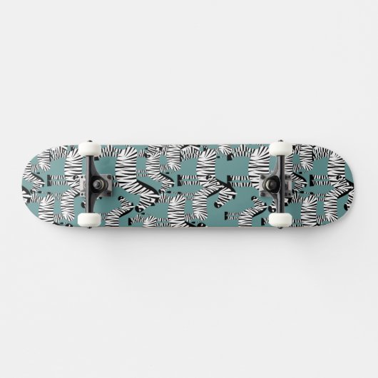 Zebra Pattern Persoonlijk Skateboard (Horizontaal)
