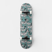 Zebra Pattern Persoonlijk Skateboard (Voorkant)